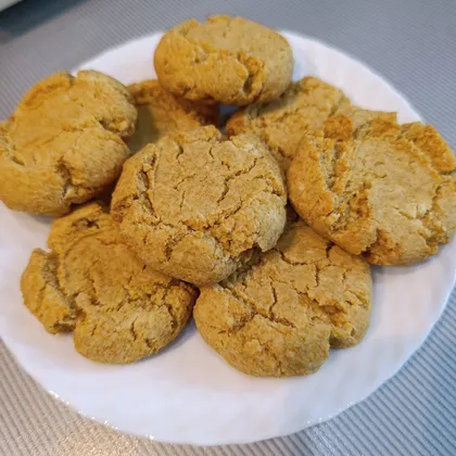 Кукурузное печенье без сахара, без яиц