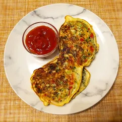 Овощные оладьи с сыром🥞🌶🧀