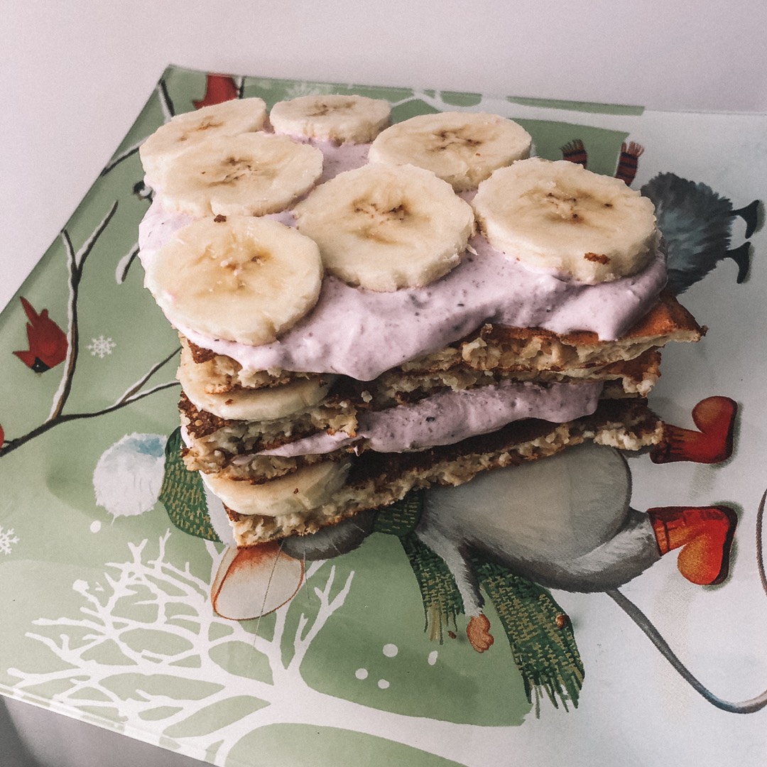 Овсяноблинный тортик