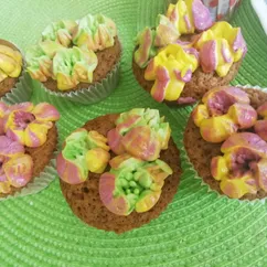 🥕🥕Морковные🧁 капкейки 🍵