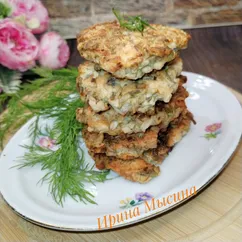 Курино-грибные рубленые котлеты