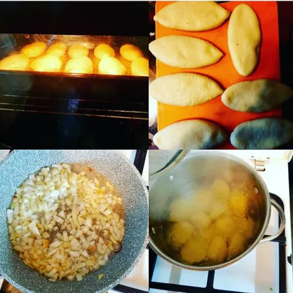 Пышные и мягкие пирожки с картофелем