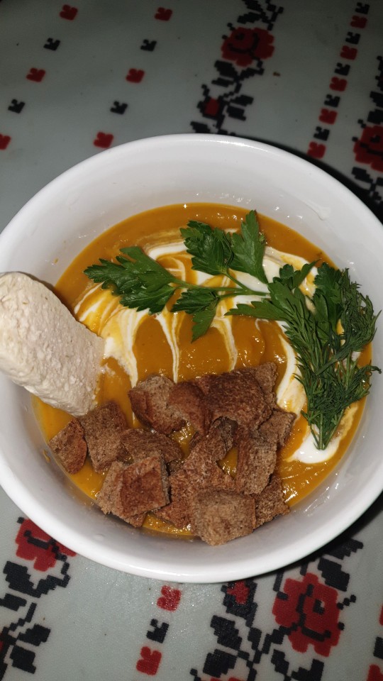 Тыквенный суп-пюре как в ресторане😊