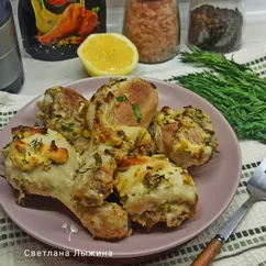 Курица в лимонно-сметанном маринаде
