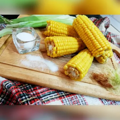 Варёная кукуруза 🌽