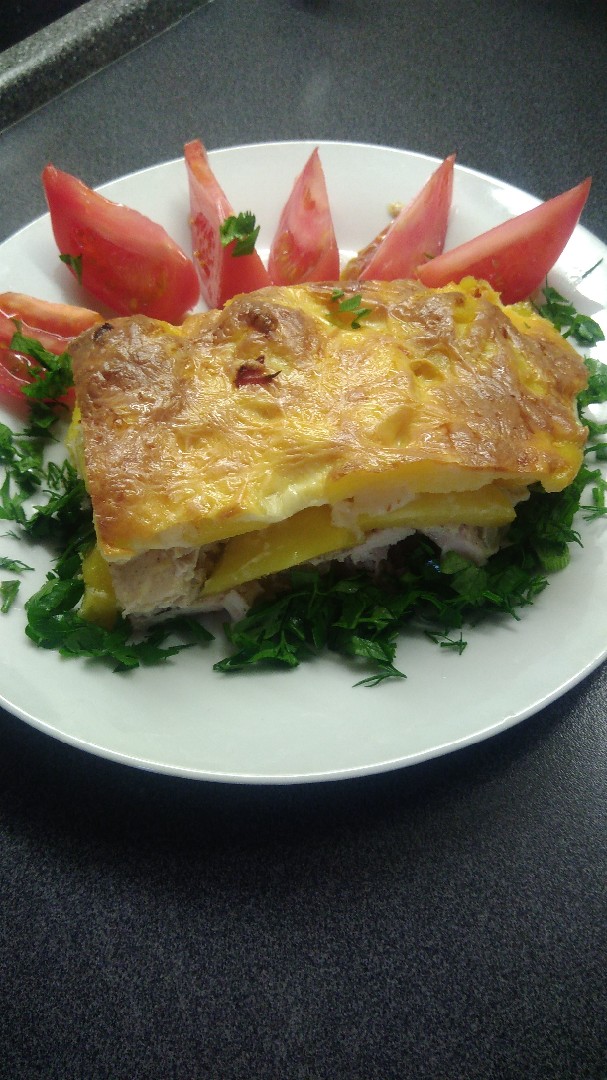 Мясо в шубе