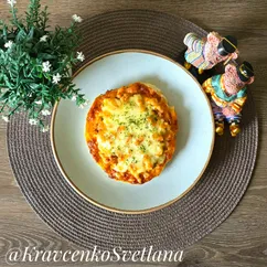 Стейк из капусты с мясной начинкой