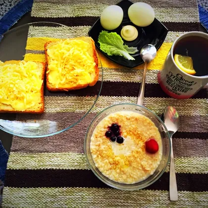 Вариант завтрака «Белковый марафон» #кулинарныймарафон