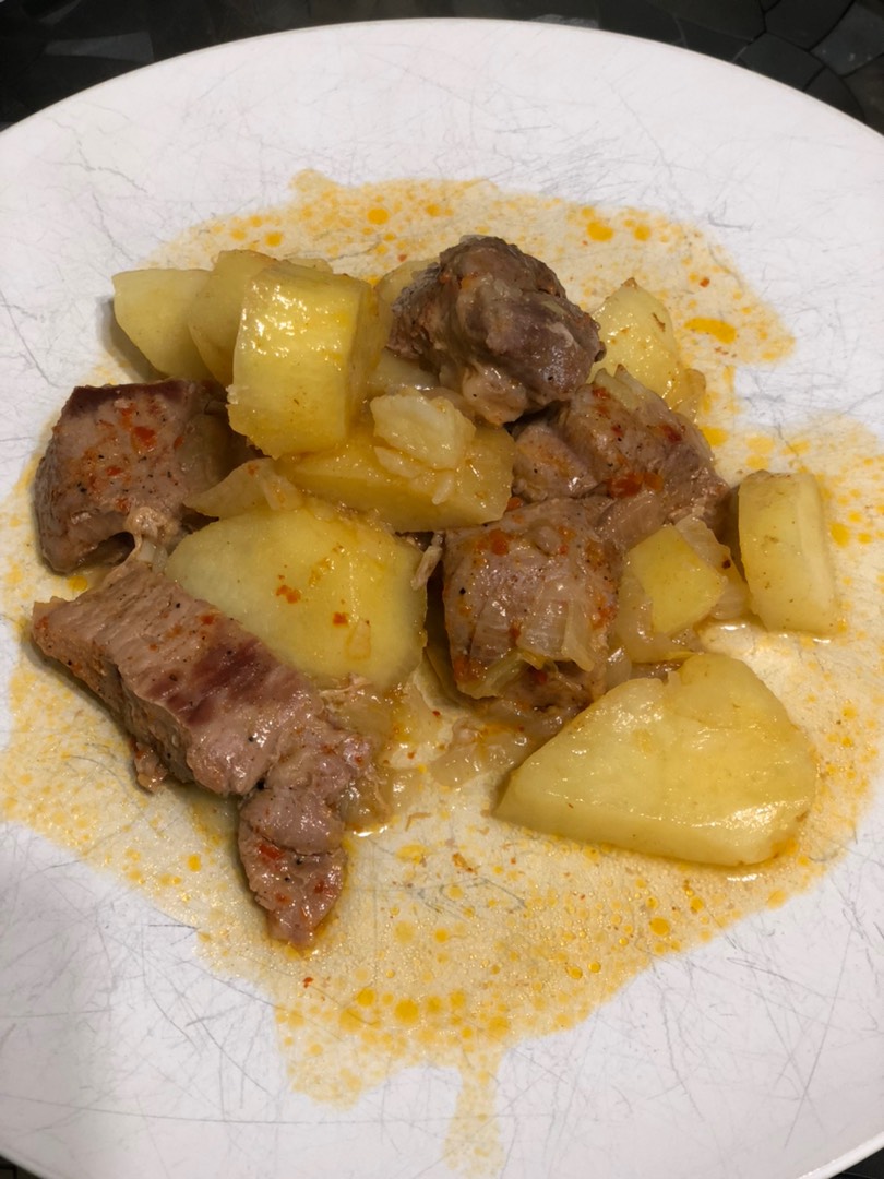 Индейка с картошкой в духовке