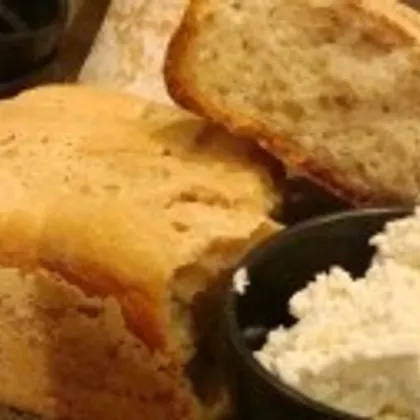 Хлеб с творогом «Горный» по-французски