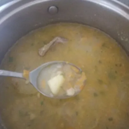 Суп из гороховых хлопьев