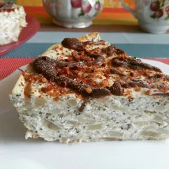 Запеканка творожная с маком и грушей! 🍐