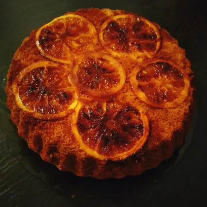 Цитрусовый кекс с карамелизированными апельсинами