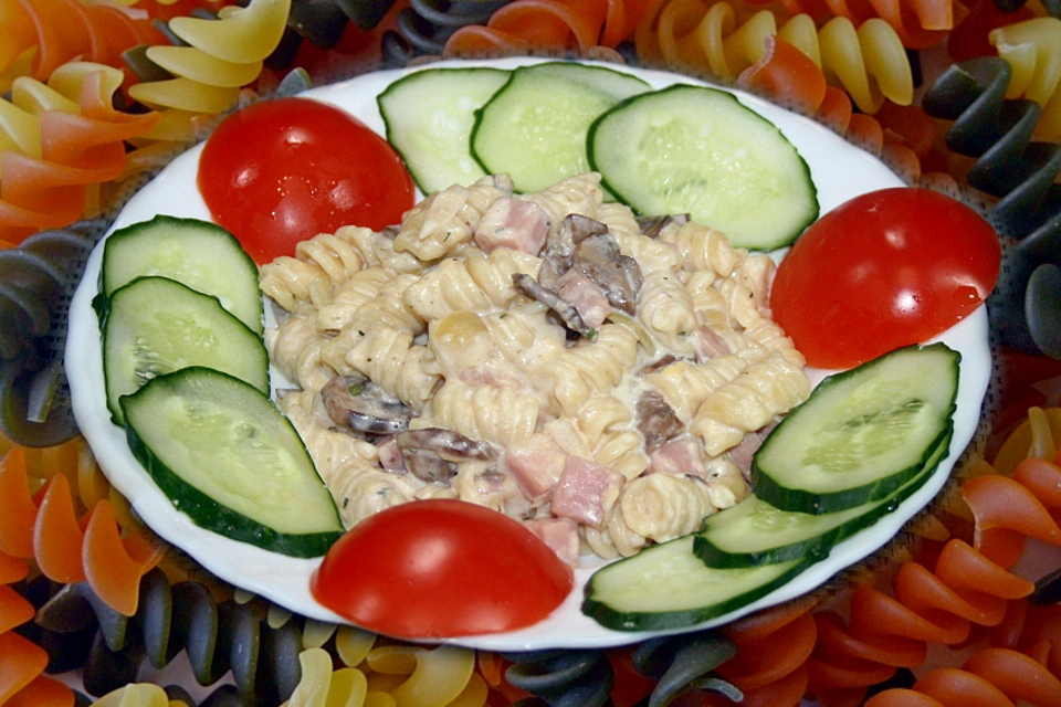 Fusilli в сливочном соусе