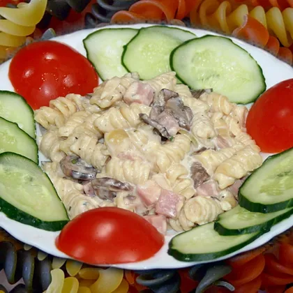 Fusilli в сливочном соусе