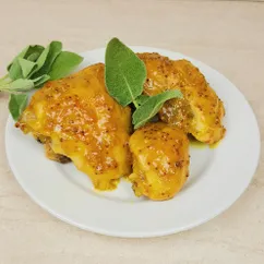 Курица в духовке под медово-горчичным соусом 🍗🍯