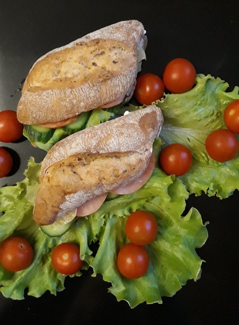 Сандвич с балыком из горбуши 🥪🍋