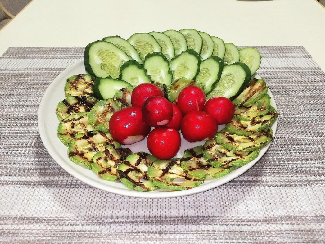 Кабачок на гриле пп