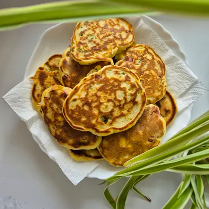 Сытные оладьи на завтрак 