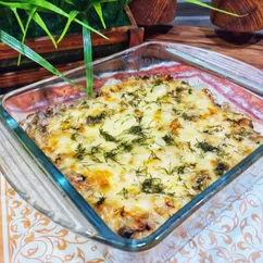 Запеченные шампиньоны под сыром 