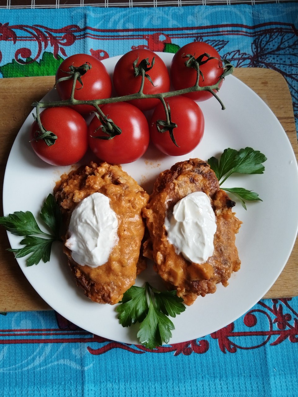 Ленивые голубцы с геркулесом