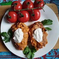 Ленивые голубцы с геркулесом