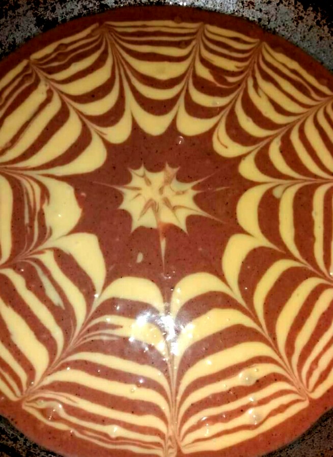 Классический пирог Зебра на кефире в духовке простой рецепт с фото пошагово