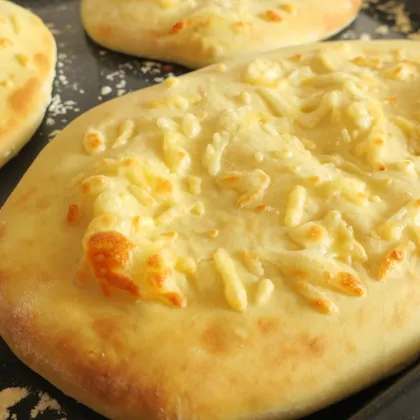 Быстрые хачапури с сыром в духовке