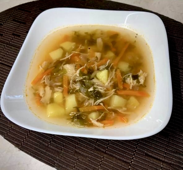 Диетический суп с квашеной капустой
