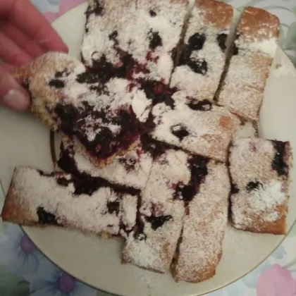 Черничный пирог-ягодное блаженство
