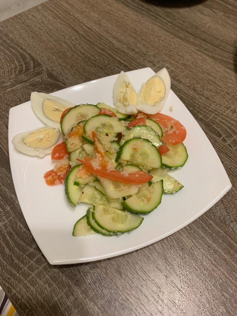 Салат с кускусом