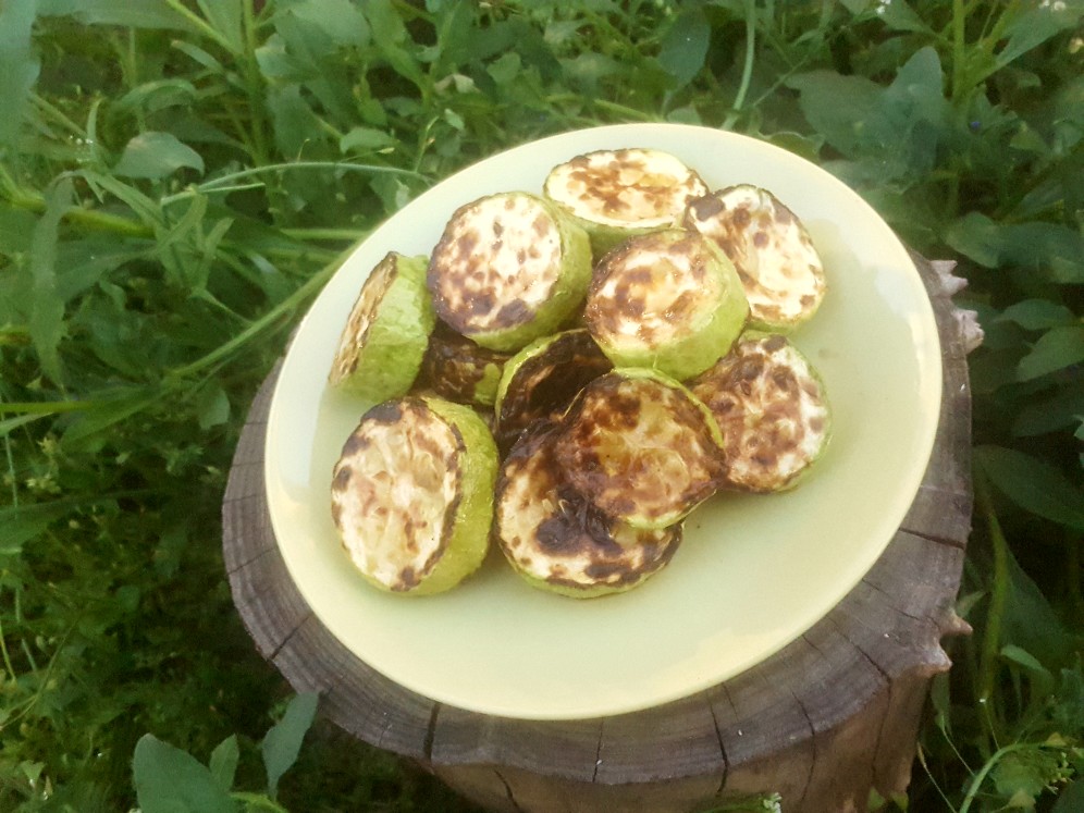 Кабачки на мангале