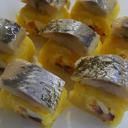 Закуска с селедкой 'Русский ролл'🍣