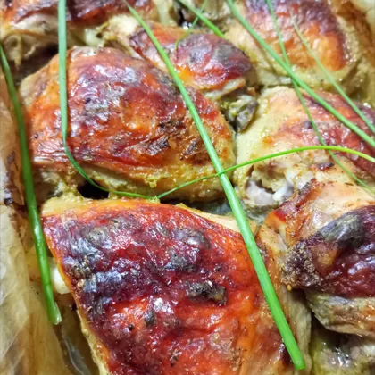 Куриные бёдрышки, запечённые в сметане 