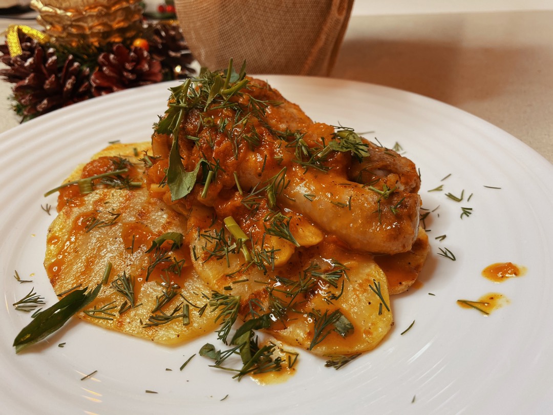 Куриные ножки в томатном соусе 🍗