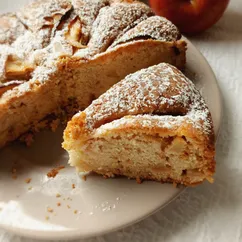 Яблочный веганский пирог