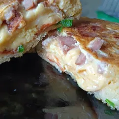 Яичница в хлебе