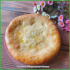 Осетинский пирог с картофелем и сыром