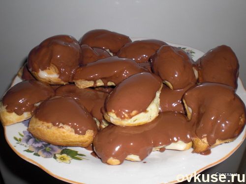 Эклеры с заварным кремом