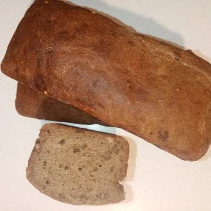 Хлеб с солодом и кориандром на ржаной закваске
