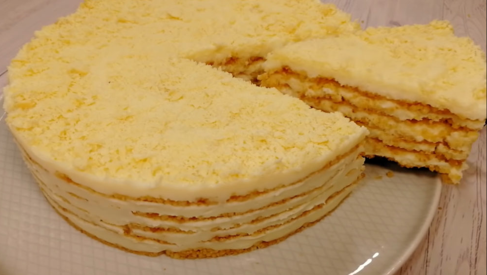 Торт Пломбир без выпечки — рецепт с фото и видео