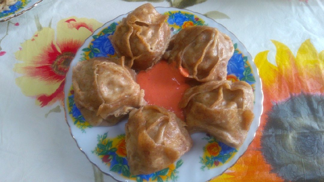 Манты... из ржано-пшенчной муки