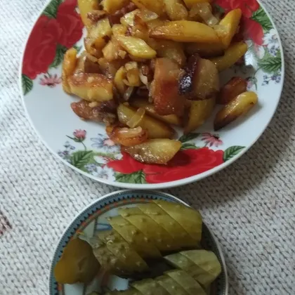 Картошка на сале