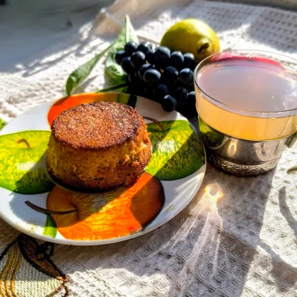 Шарлотка ПП без муки и сахара 