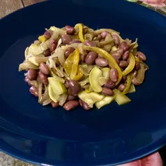 Овощи в маринаде с фасолью ПП 🥗