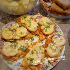 Куриная грудка под шубой