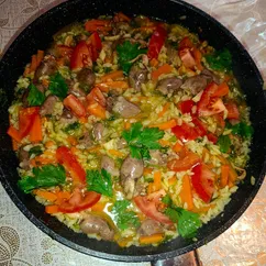 Плов с сердечками