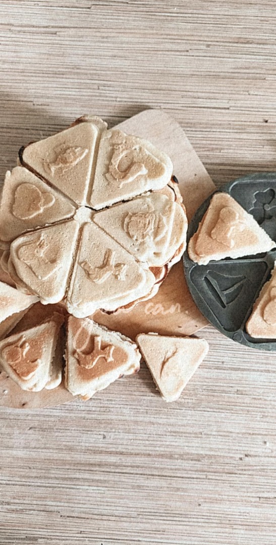 Печенье в форме треугольников на газу — рецепт с фото пошагово
