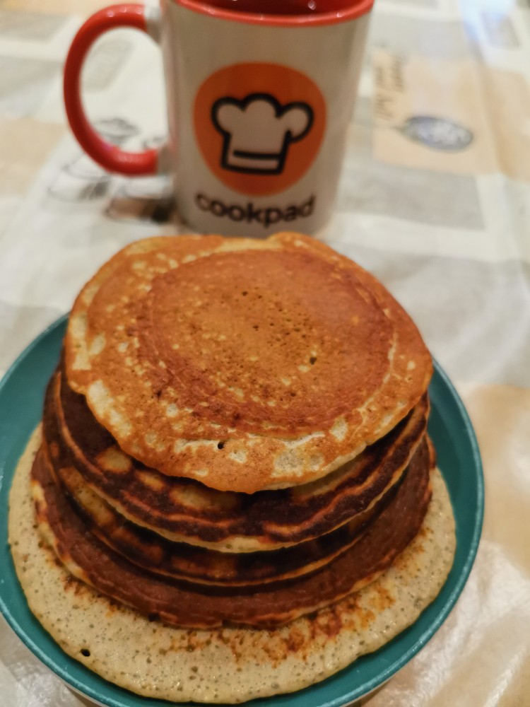 Панкейки овсяные с матча