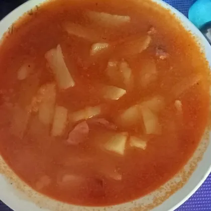 Картофельный суп-соус
